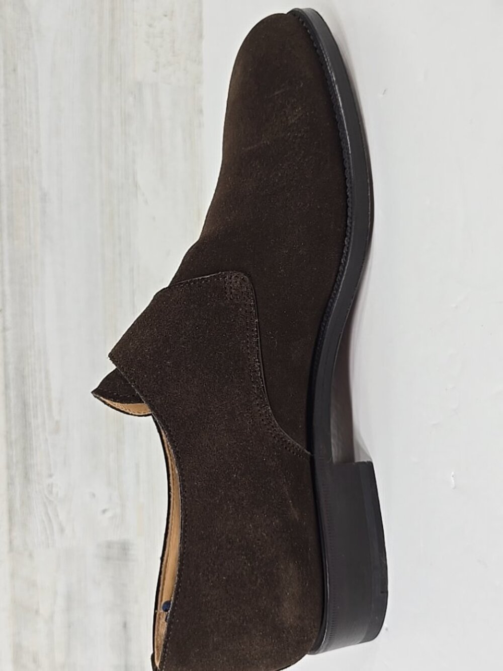 $495 RIDER BOOT CO. By CORTINA DARK BROWN SUEDE MONKS SHOES MEN'S SIZE 10 *VGC* - Picture 13 of 16